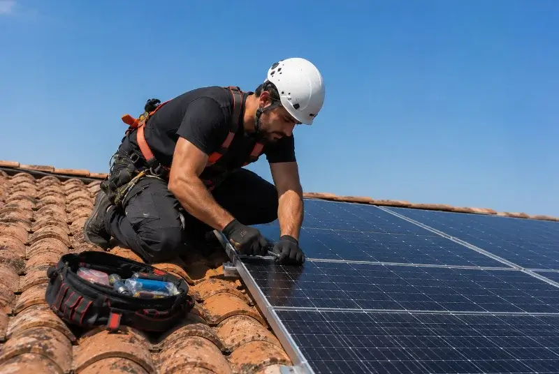 Maintenance et monitoring de panneaux solaires à Airvault