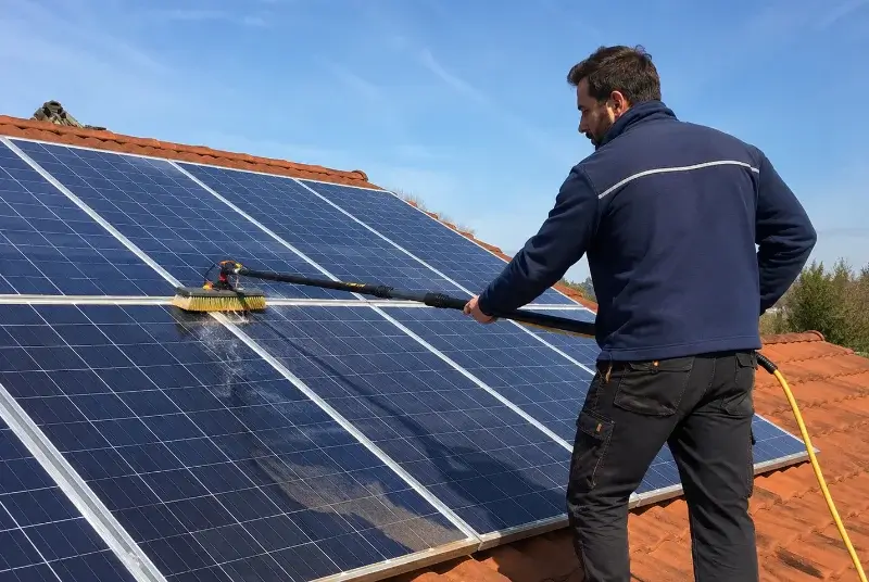 Nettoyage et entretien de panneaux solaires à Airvault